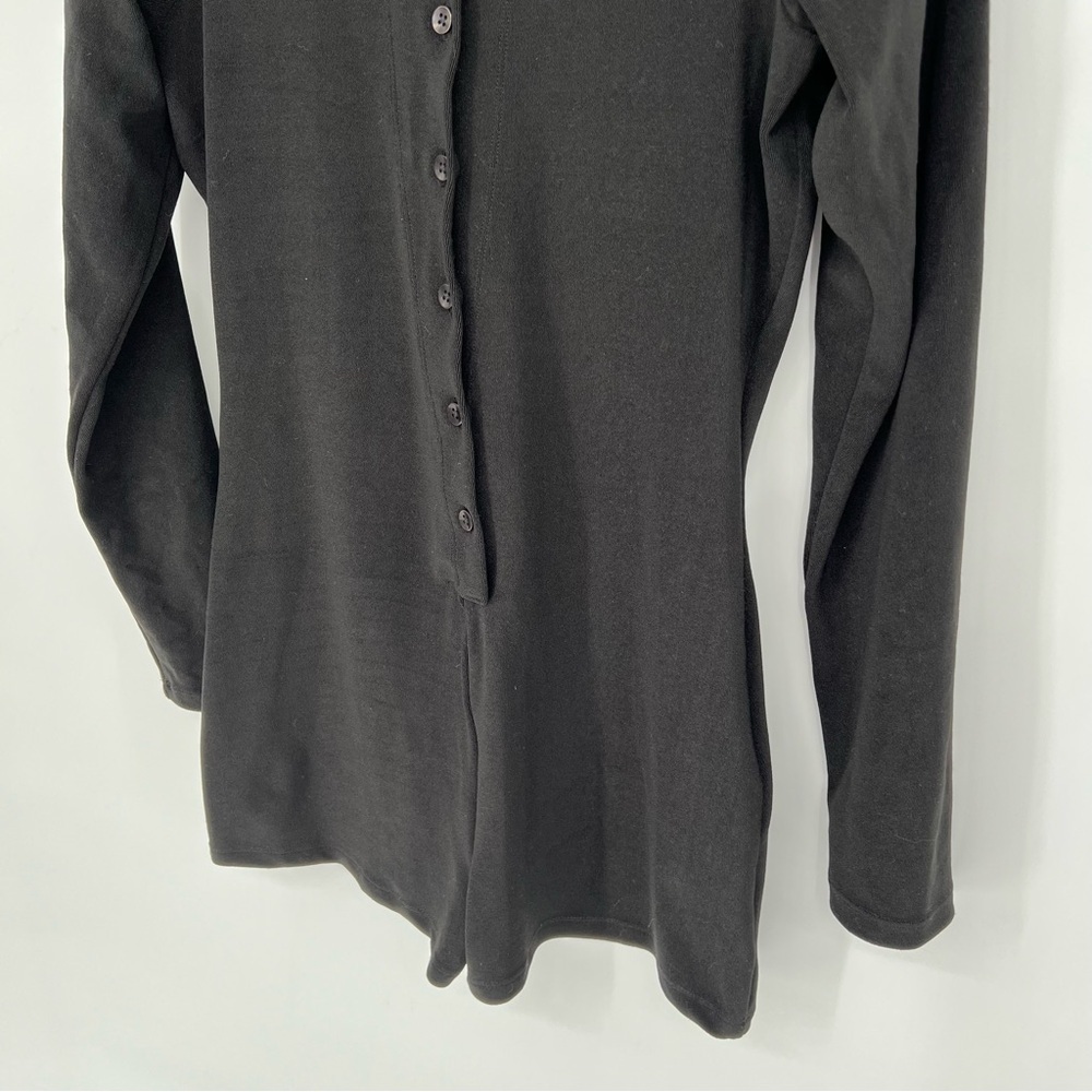 Frankies Bikinis Hayden Terry Black‎ Long Sleeve Romper Large - Picture 4 of 12
